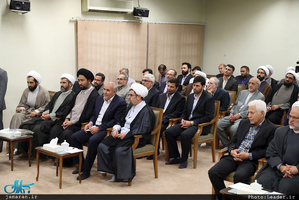 دیدار جمعی از مسئولان و فعالان فرهنگی از استان‌های یزد و همدان با رهبر معظم انقلاب 