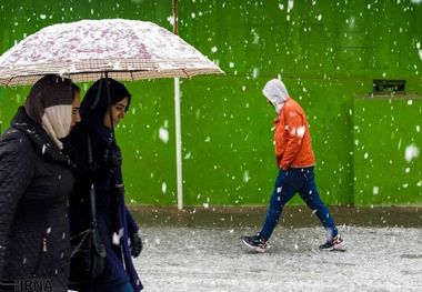 برف و باران آسمان کردستان را فرا می‌گیرد