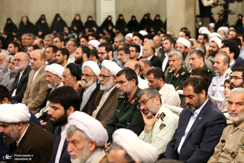 دیدار مسئولان نظام و سفرای کشورهای اسلامی با رهبر معظم انقلاب