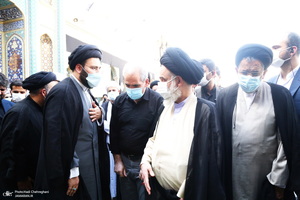 مراسم تشییع حجت الاسلام و المسلمین سید محمد جواد حسینی کاشانی(ره)
