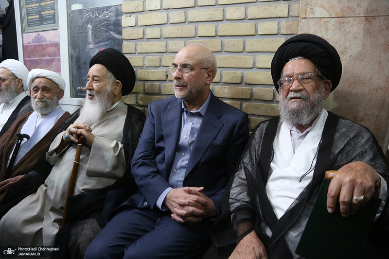 مراسم ترحیم همسر آیت الله العظمی سیستانی در قم