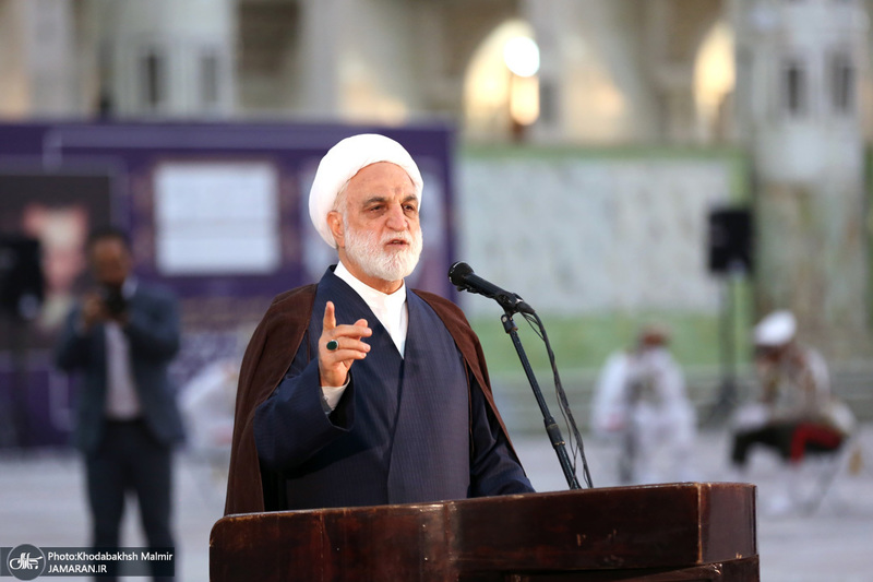 مراسم تجدید میثاق قوه‌ قضائیه با آرمان‌های امام خمینی(س) در حرم امام،