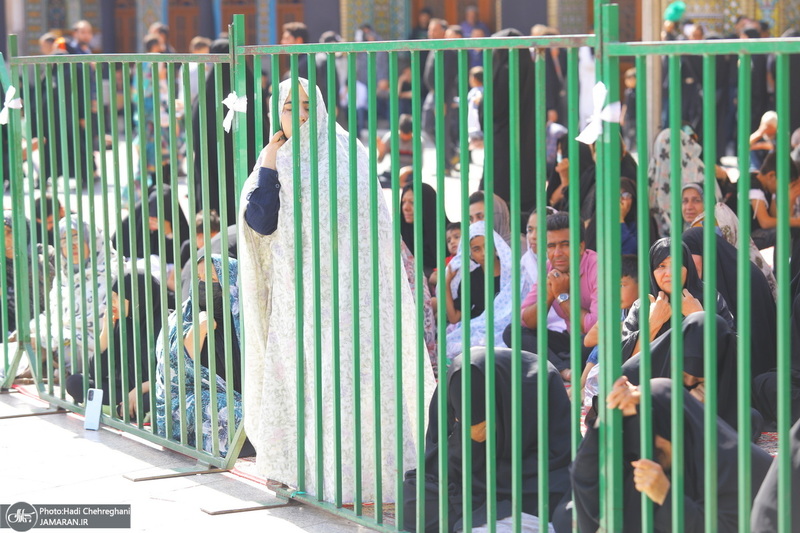 دسته عزاداری خادمین حرم حضرت معصومه (س) در روز شهادت امام رضا (ع)