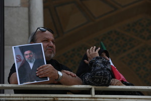 مراسم وداع با رهبر شهید انقلاب در مصلی تهران