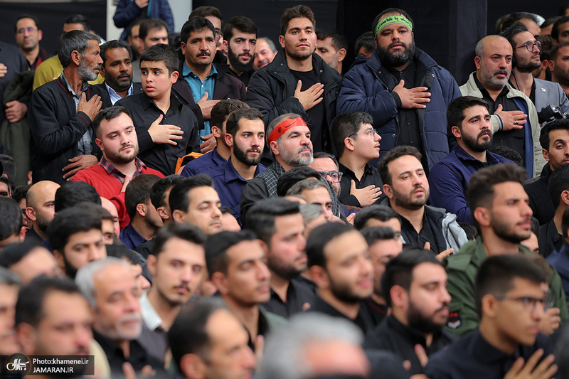 عزاداری شب شهادت حضرت فاطمه‌زهرا (س) در حسینیه امام خمینی