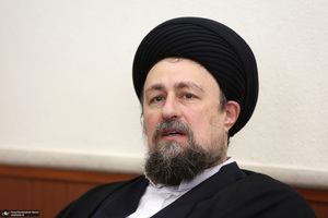 دیدار دکتر ظریف  معاون راهبردی رئیس جمهور و جمعی از مدیران با سید حسن خمینی