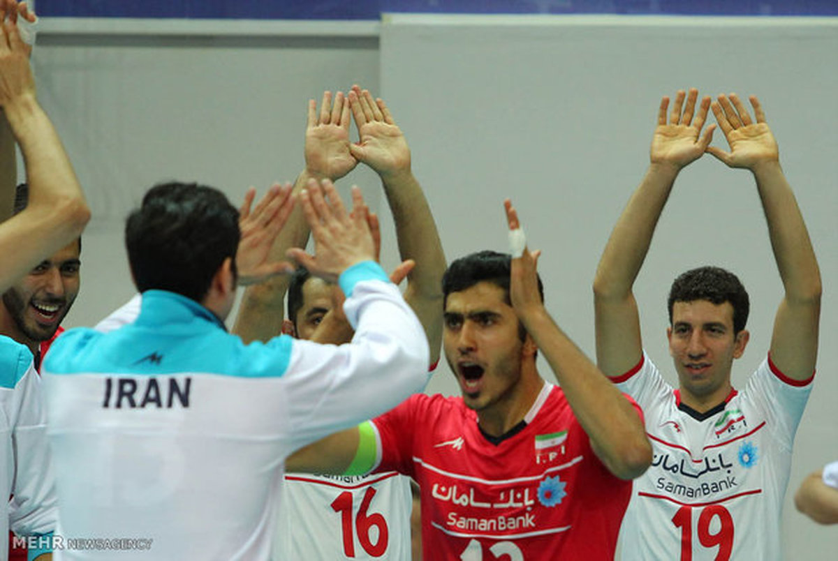 دیدار والیبال ایران و روسیه+ تصاویر