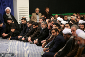 آخرین شب مراسم عزاداری حضرت فاطمه زهرا (س) در حسینیه امام خمینی