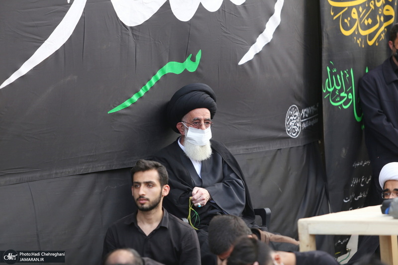 مراسم عزاداری شهادت حضرت امام علی(ع) با حضور آیت الله العظمی وحید خراسانی