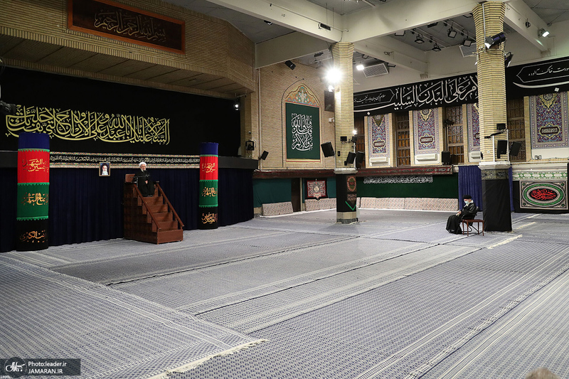 مراسم عزاداری شب عاشورای حسینی (ع) در حسینیه امام خمینی