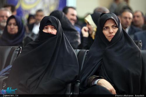 همسر  روحانی در سالگرد ورود امام(ره)+ عکس