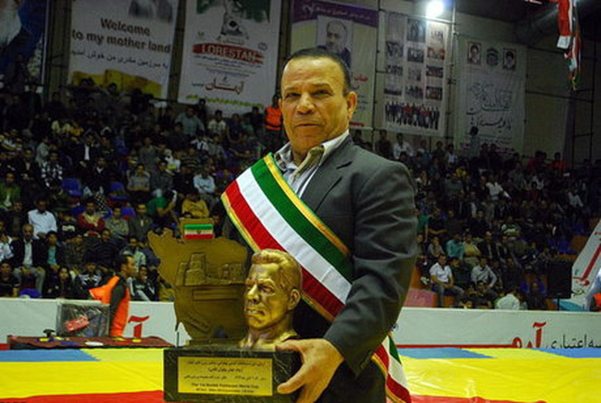 مدال نقره محمد نصیری در موزه کمیته‌بین‌المللی‌المپیک