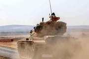 یک دستگاه تانک ارتش ترکیه در «منبج» منهدم شد