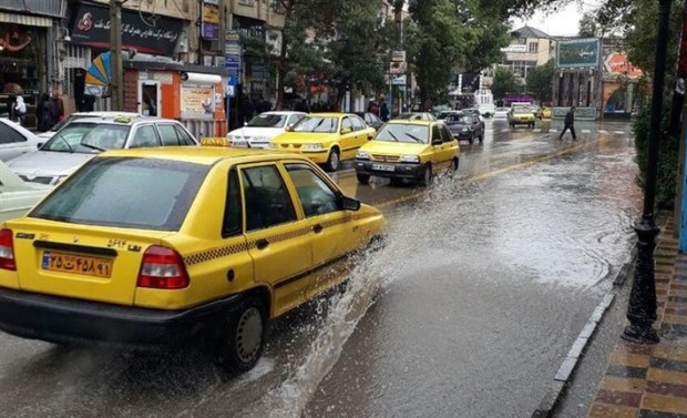 آبگرفتگی معابر اردبیل رفع شد