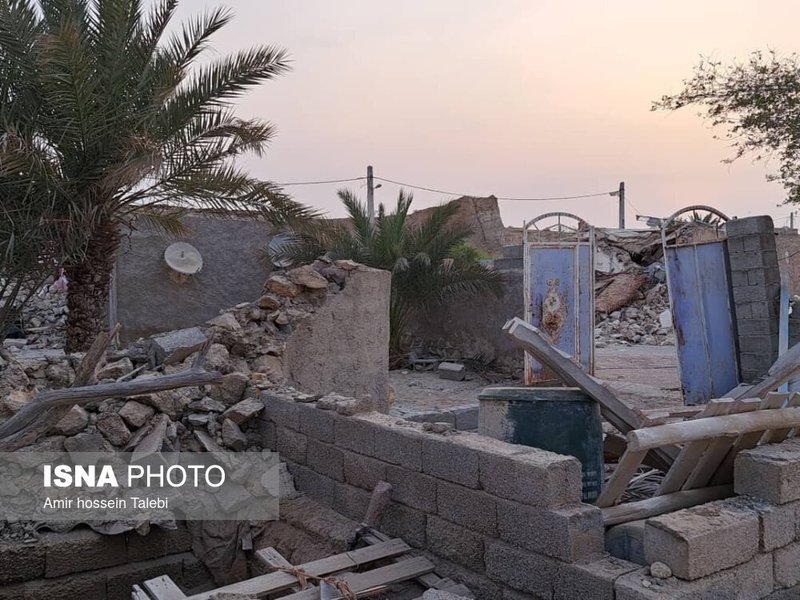 تصاویری از زلزله شدید هرمزگان