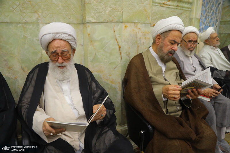 مراسم دومین سالگرد ارتحال آیت الله العظمی محفوظی (ره) در قم
