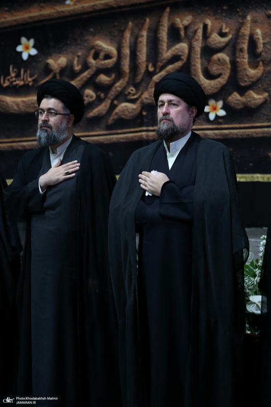 مراسم عزاداری شب شهادت حضرت زهرا(س) در حرم امام خمینی(ره) برگزار شد