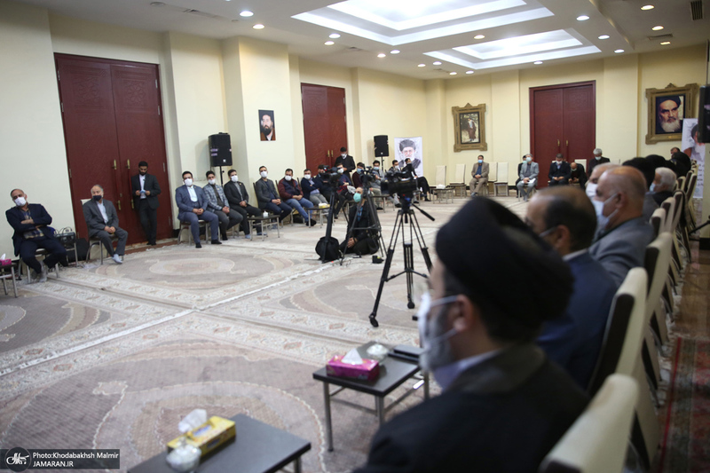 دیدار اعضای شورای عالی و هیات رئیسه سازمان نظام پرستاری با سید حسن خمینی