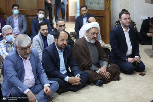 دیدار نوروزی سید حسن خمینی با کارکنان موسسه تنظیم و نشر آثار امام خمینی (س)