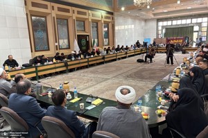 آیین تکریم و بدرقه خادمان مواکب حسینی