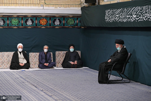 اولین شب مراسم عزاداری حضرت فاطمه‌ زهرا (س) در حسینیه امام خمینی