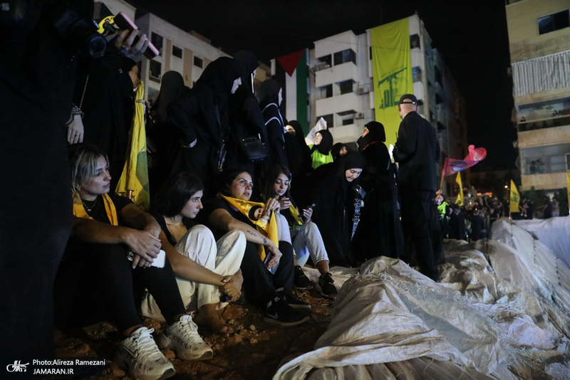 مراسم شب شهادت سید حسن نصرالله