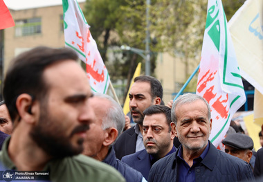 حضور شخصیت های سیاسی در راهپیمایی روز قدس