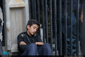 دسته عزای شهادت امیرالمؤمنین علی(ع) با حضور آیت الله العظمی وحید خراسانی