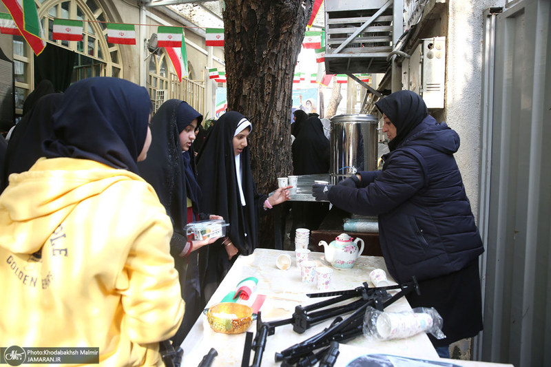 اجتماع نوجوانان انقلابی شمیران در حسینیه جماران‎‎