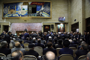 مراسم ترحیم مادر محمد شریعتمداری