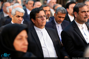 دیدار وزیر امور خارجه، سفیران و مسئولان نمایندگی‌های ایران در خارج از کشور با رهبر معظم انقلاب