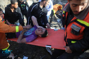 آخرین اخبار غزه /آمار کشته های حملات هوایی رژیم صهیونیستی به نوار غزه از مرز 100 تن گذشت