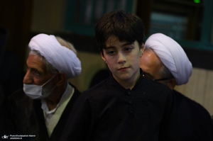 مراسم وداع با پیکر حجت الاسلام و المسلمین سید محمود دعایی در حسینیه جماران -3