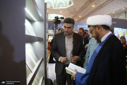 بازدید رئیس موسسه تنظیم و نشر آثار حضرت امام خمینی (س) از نمایشگاه کتاب 