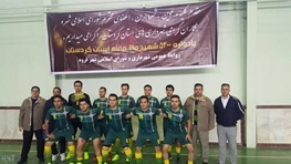 قهرمانی تیم شهرداری سقز در هشتمین دوره مسابقات فوتسال کارکنان شهرداری های کردستان