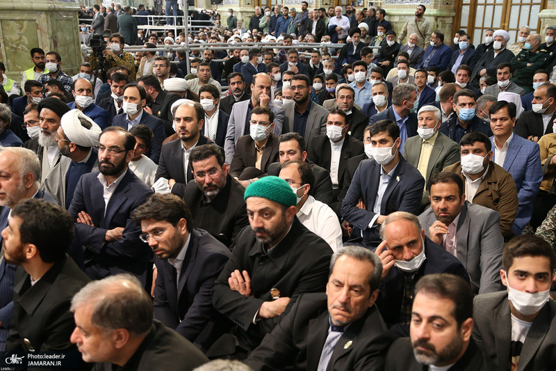 سخنرانی رهبر معظم انقلاب در اجتماع زائران و مجاوران حرم مطهر رضوی