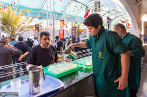 هم قدم با زائران اباعبدالله الحسین (ع)؛ چذابه