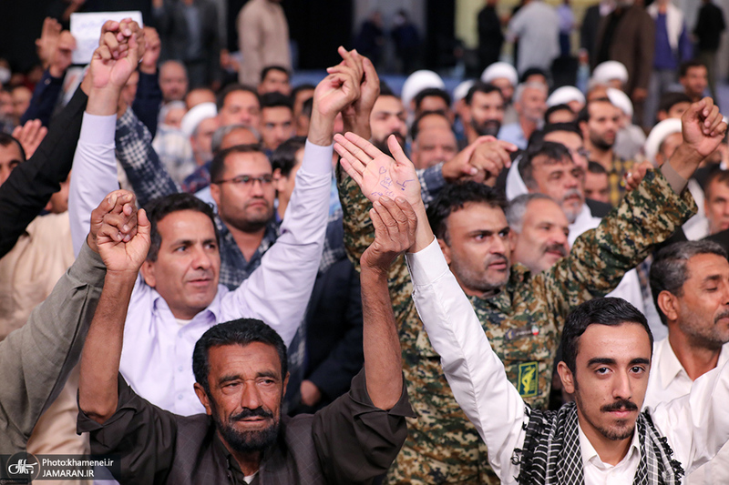 دیدار هزاران نفر از مردم سیستان و بلوچستان و خراسان جنوبی با رهبر انقلاب