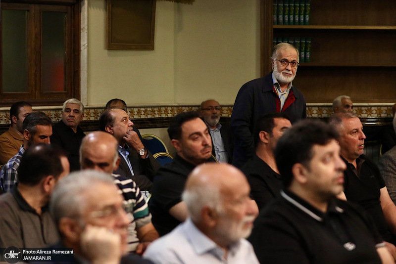 مراسم ختم پدر همسر محمد ظفرقندی