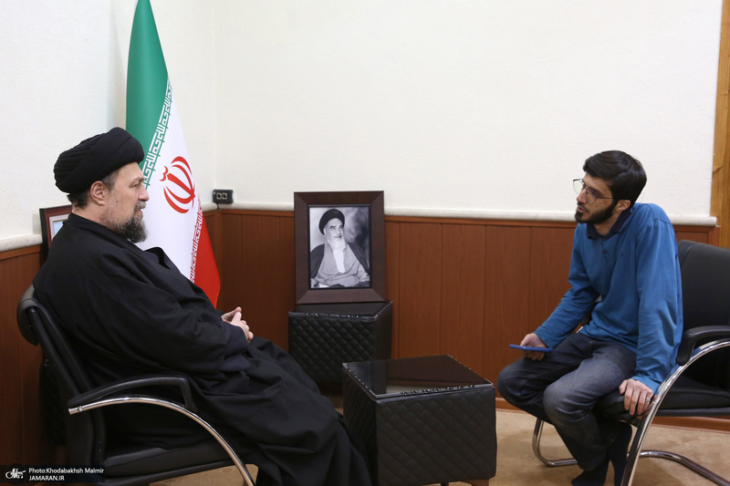 'گفتگو سید حسن خمینی با شبکه خبر