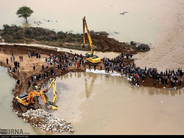 410 خانوار گرفتار در سیل در خوزستان امدادرسانی شدند