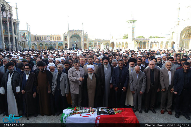 مراسم تشییع حجت الاسلام و المسلمین دکتر احمد احمدی در قم 