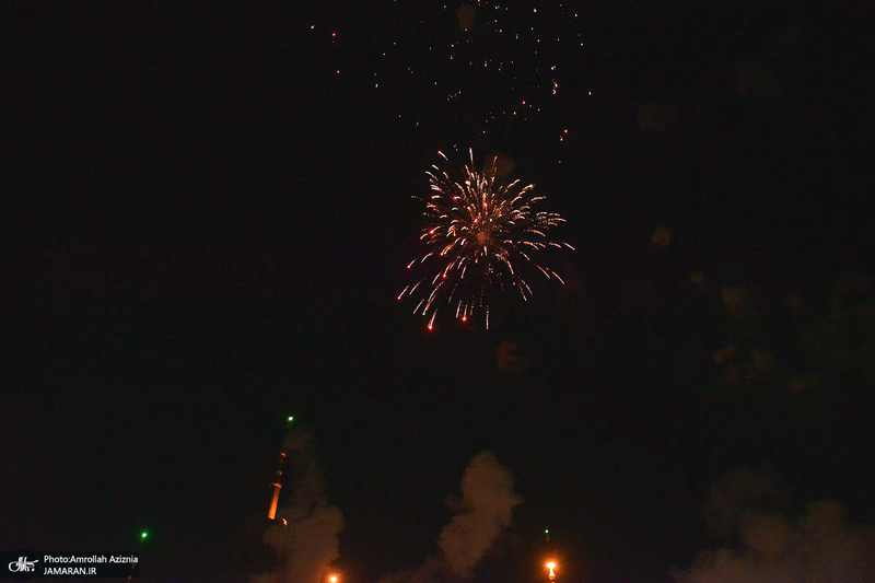 مراسم نورافشانی حرم امام خمینی (س) به مناسبت چهل و پنجمین سالگرد پیروزی انقلاب