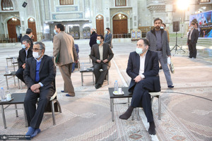 تجدید میثاق رئیس و نمایندگان مجلس شورای اسلامی با آرمان‌های امام خمینی(س)