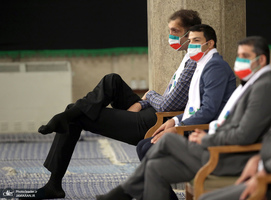 دیدار قهرمانان المپیک و پارالمپیک با رهبر معظم انقلاب