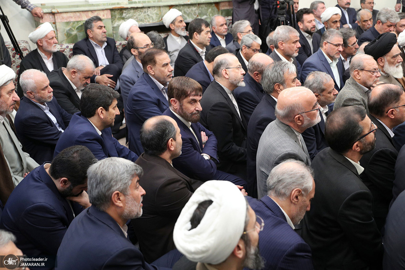 دیدار جمعی از مسئولان ارشد سه قوه با رهبر انقلاب