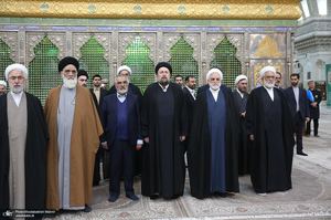 تجدید میثاق رئیس قوه قضاییه و مسئولان عالی قضایی با آرمان‌های حضرت امام (س)