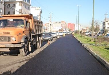 آسفالت میکروسرفسینگ در محور آزادراه قزوین - رشت اجرا شد