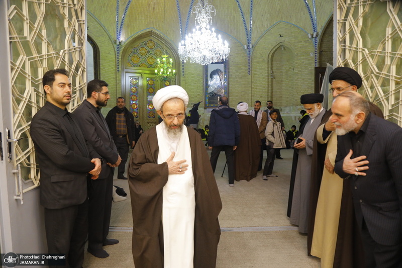 مراسم بزرگداشت آیت الله امامی کاشانی (ره) در مسجد اعظم قم