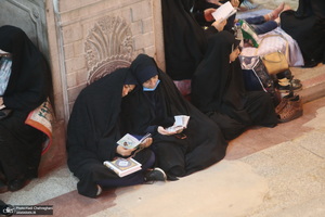 مراسم احیای شب بیست و یکم ماه رمضان در حرم مطهر حضرت معصومه (س)